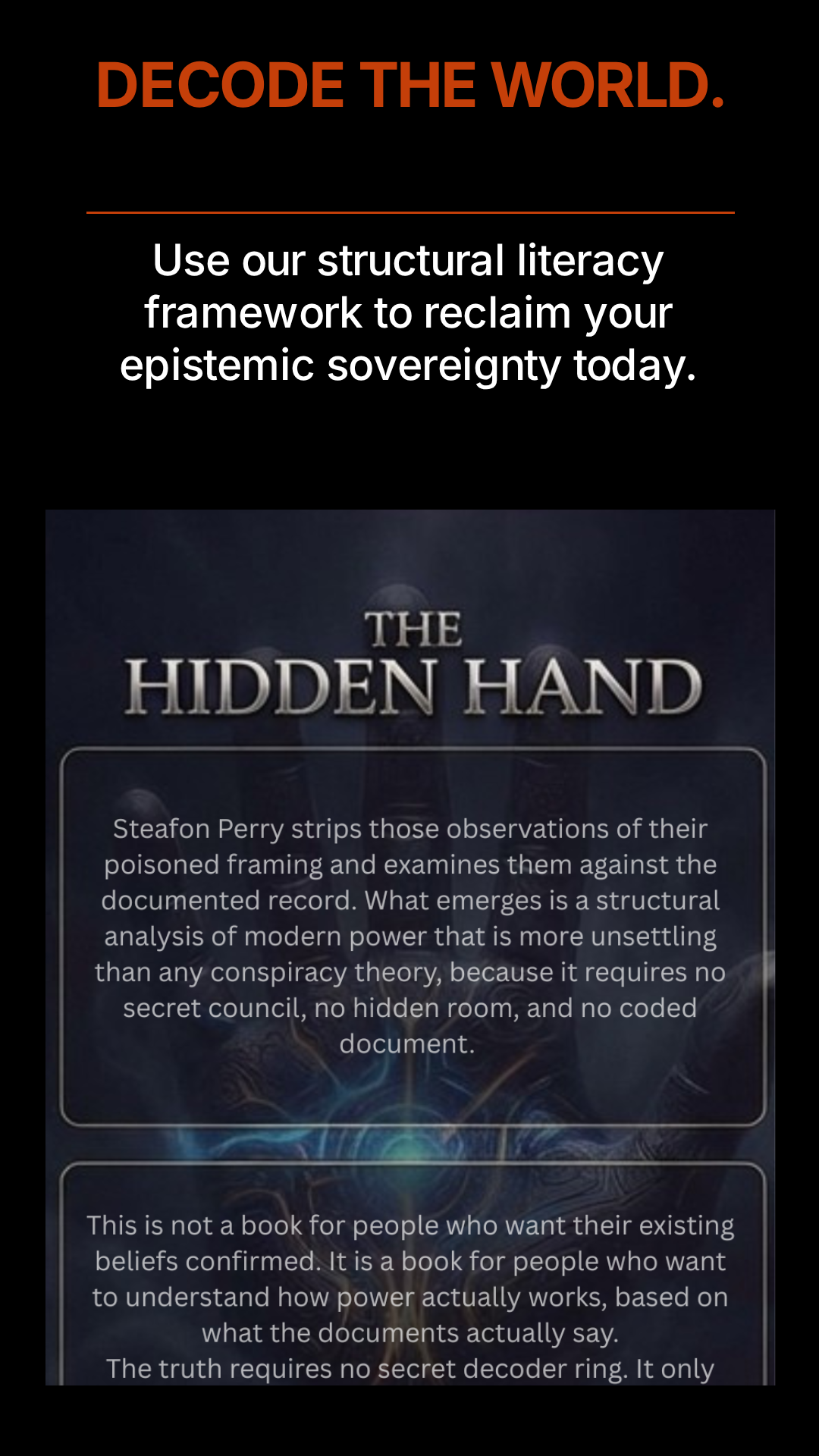 decode the world version 1